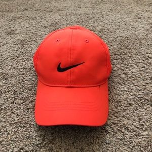 orange nike golf hat